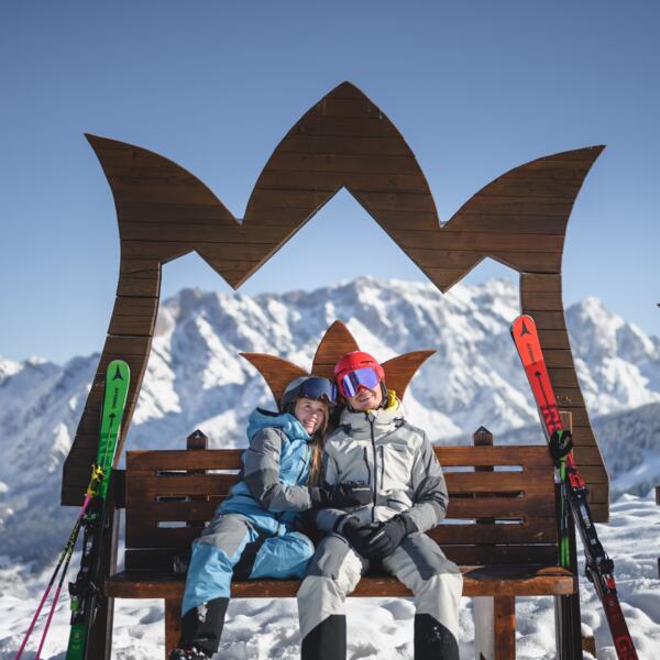 Skitag am Hochkönig zu Zweit | © Hochkönig Bildbank